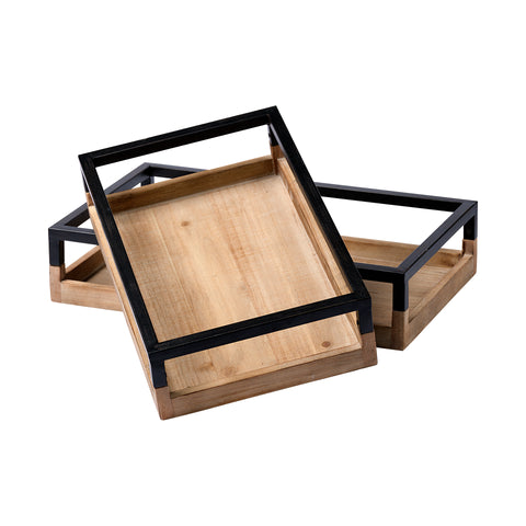 Ross set of 2 decor trays