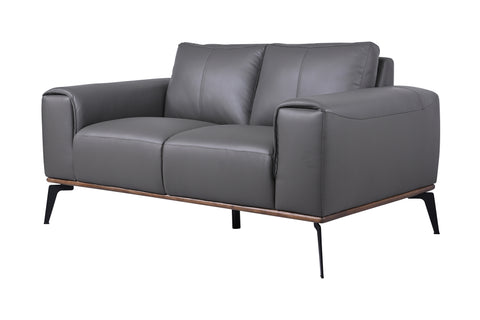 Pietro Genuine Leather Loveseat