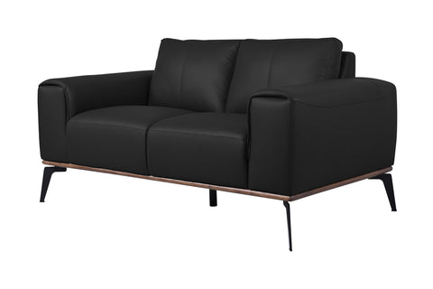 Pietro Genuine Leather Loveseat