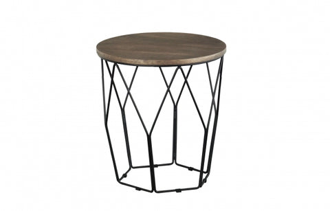 Modern Match 18" Round End Table