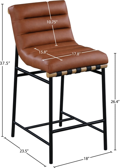 Ivar Counter Stool - Cognac