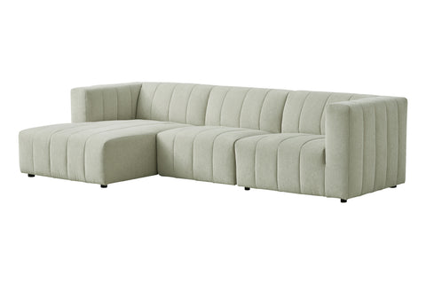 Lauriston 3 Pc Sectional Set Left Chaise - Cream