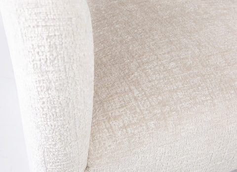 Gwen Open-Back Upholstered Chair - Natural