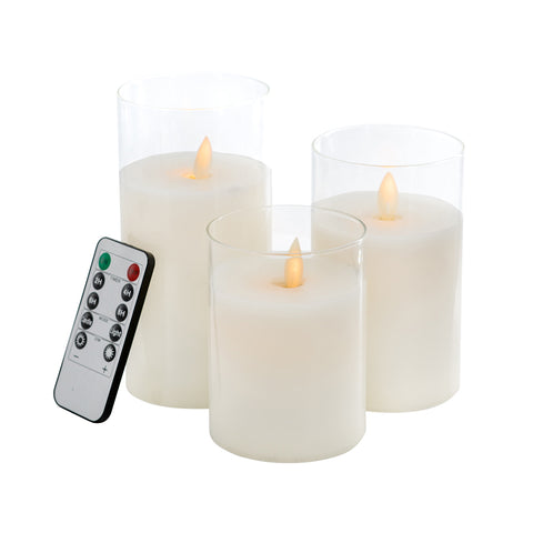 Cozy LED Wax Candles