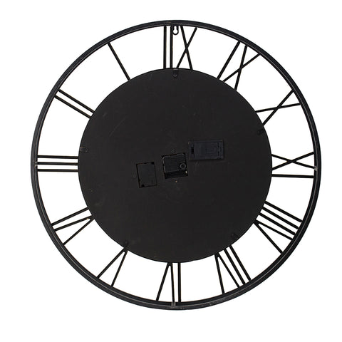 Grind Gold and Black Round Gear Clock