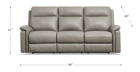 Canfield Power Headrest Zero Gravity Recliner Sofa