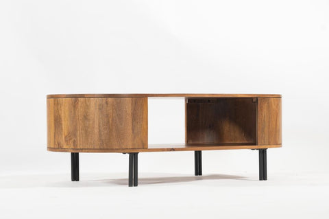 Venga Solid Wooden & Iron Coffee Table