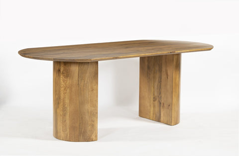 Romulus Solid Wooden Dining Table - Mango