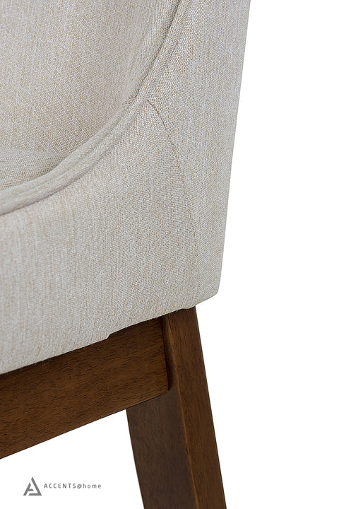 Elicia Dining Chair with wood legs