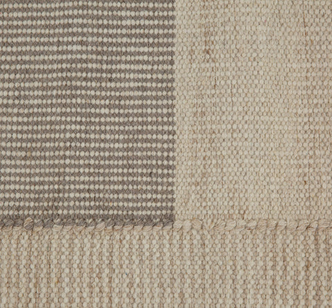 BATNA HAND WOVEN RUG IVORY/TAUPE