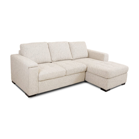 Bjorn Pull Out Sleeper Sectional - Quartz