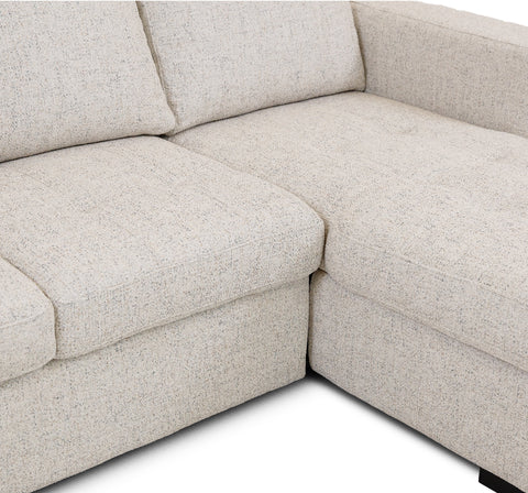 Bjorn Pull Out Sleeper Sectional - Quartz