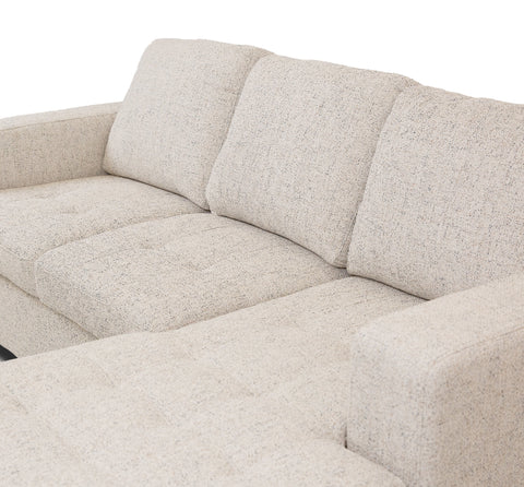 Bjorn Pull Out Sleeper Sectional - Quartz