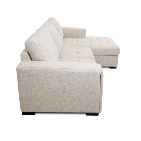 Bjorn Pull Out Sleeper Sectional - Quartz