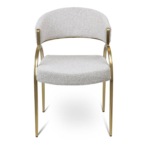 Monet Gold Dining Chair - Champagne