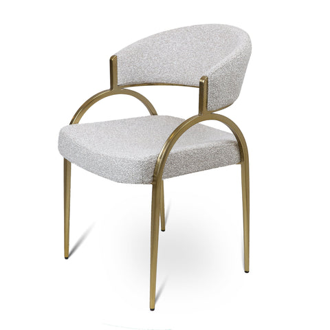 Monet Gold Dining Chair - Champagne