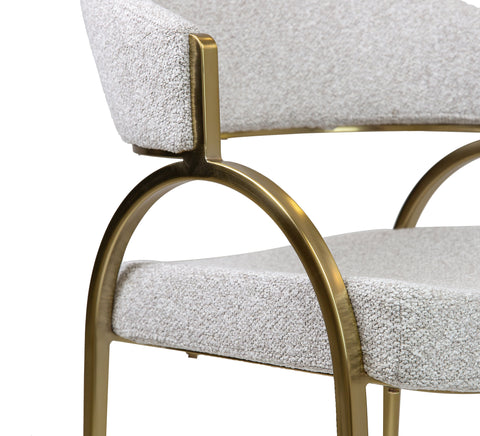 Monet Gold Dining Chair - Champagne