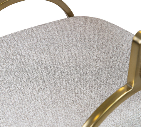 Monet Gold Dining Chair - Champagne