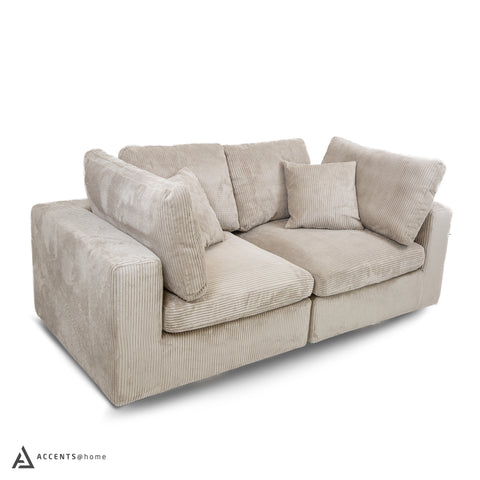 Clark 5 pcs Sectional with Ottoman - Grey