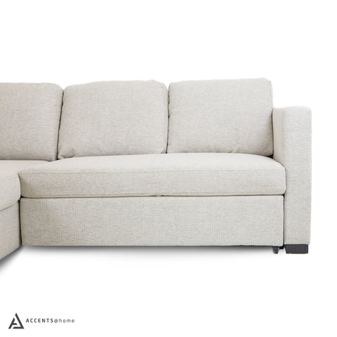 Addie Sleeper Sectional with Storage Chaise