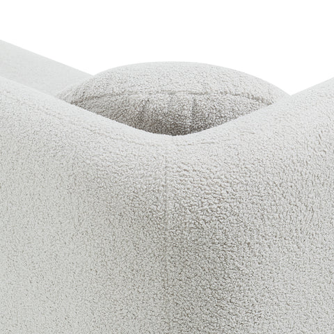 Freya Premium Boucle Fabric Sofa - Teddy Taupe