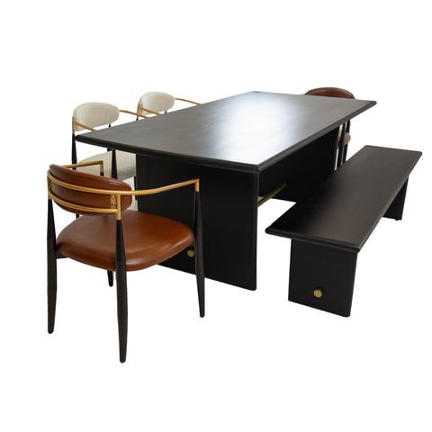 Gustav Solid Acacia Wood Dining Table