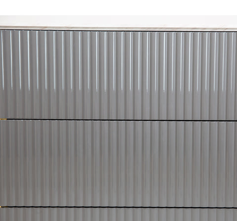 Evelyn 6 Drawer Two Tone Double Dresser