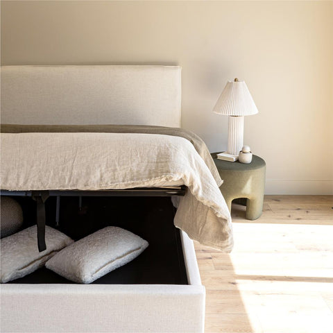 Julia Storage Bed - Cream