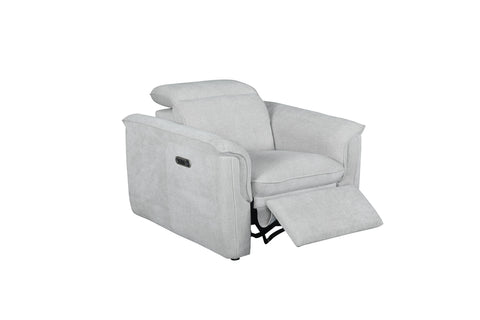 Gabriel Power Recliner Chair with Adjustable Headrest - Dove