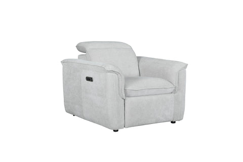 Gabriel Power Recliner Chair with Adjustable Headrest - Dove