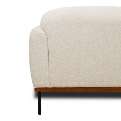 Genea Accent Chair with Premium Believe Fabric - Beige