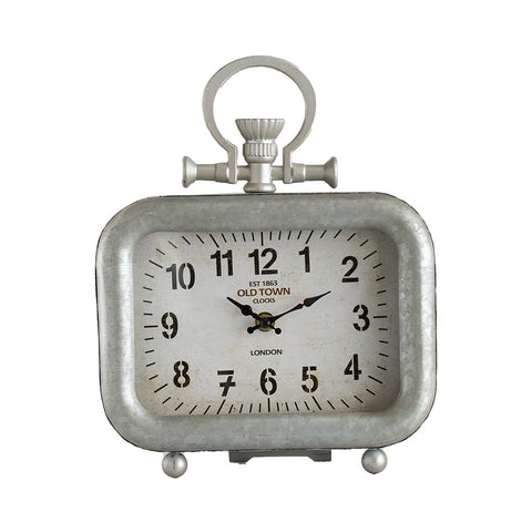 Short Old Town Table Clock