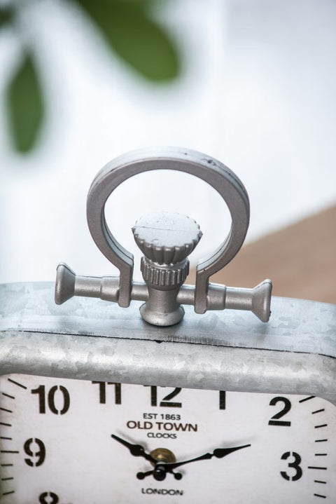 Short Old Town Table Clock