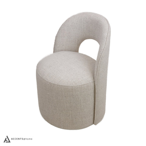 Isi Swivel Dining Chair - Nathan Wheat