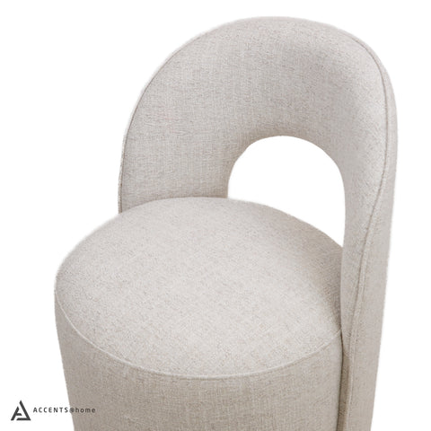 Isi Swivel Dining Chair - Nathan Wheat