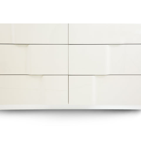 Janice 6 Drawer Two Tone Double Dresser