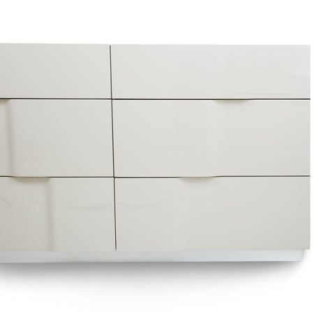 Janice 6 Drawer Two Tone Double Dresser