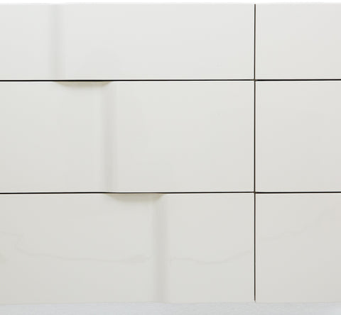 Janice 6 Drawer Two Tone Double Dresser