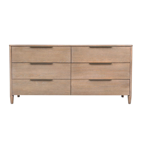 Helora 6 Drawer Dresser - Sand