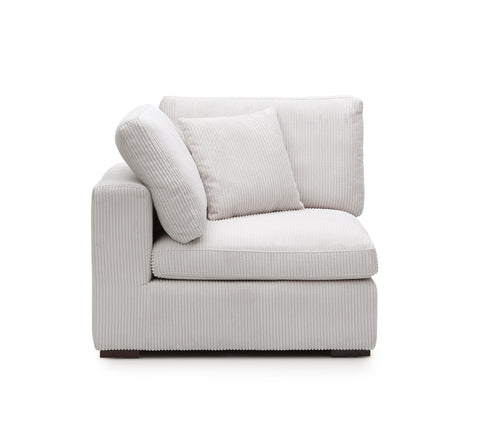 Clark 5 pcs Sectional with Ottoman - Grey