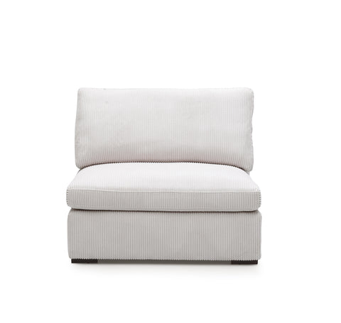 Clark 5 pcs Sectional with Ottoman - Grey
