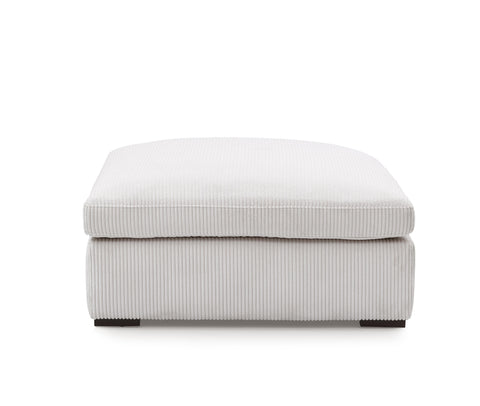 clark ottoman - ivory