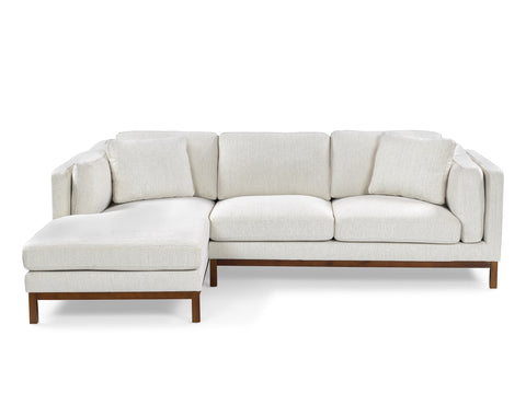 Shilo Fabric Sectional Sofa - Oatmeal