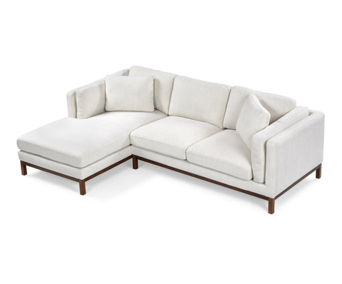 Shilo Fabric Sectional Sofa - Oatmeal