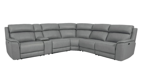 Matheo Genuine Leather Modular Recliner Sectional
