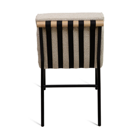 Ryna Vista Fabric Dining Chair - Linen
