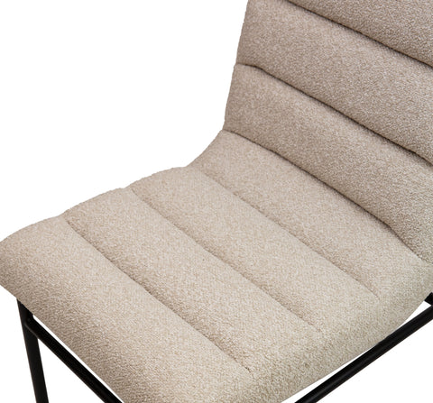 Ryna Vista Fabric Dining Chair - Linen