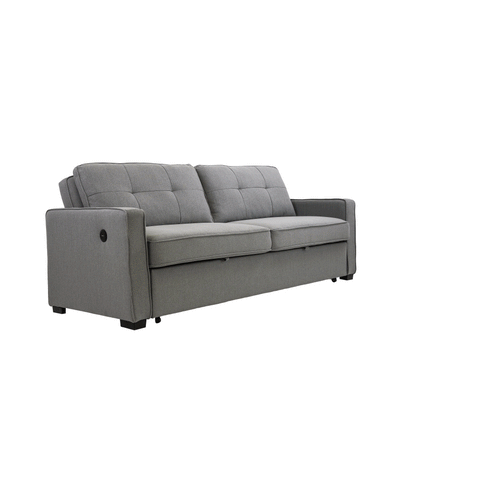 Victor Pop Up Sofa Bed With USB - Grey