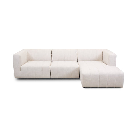 Lauriston Premium Fabric 3 PCs Sectional - Monique Beige