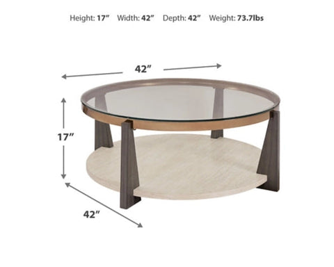 Frazwa Round Cocktail Table